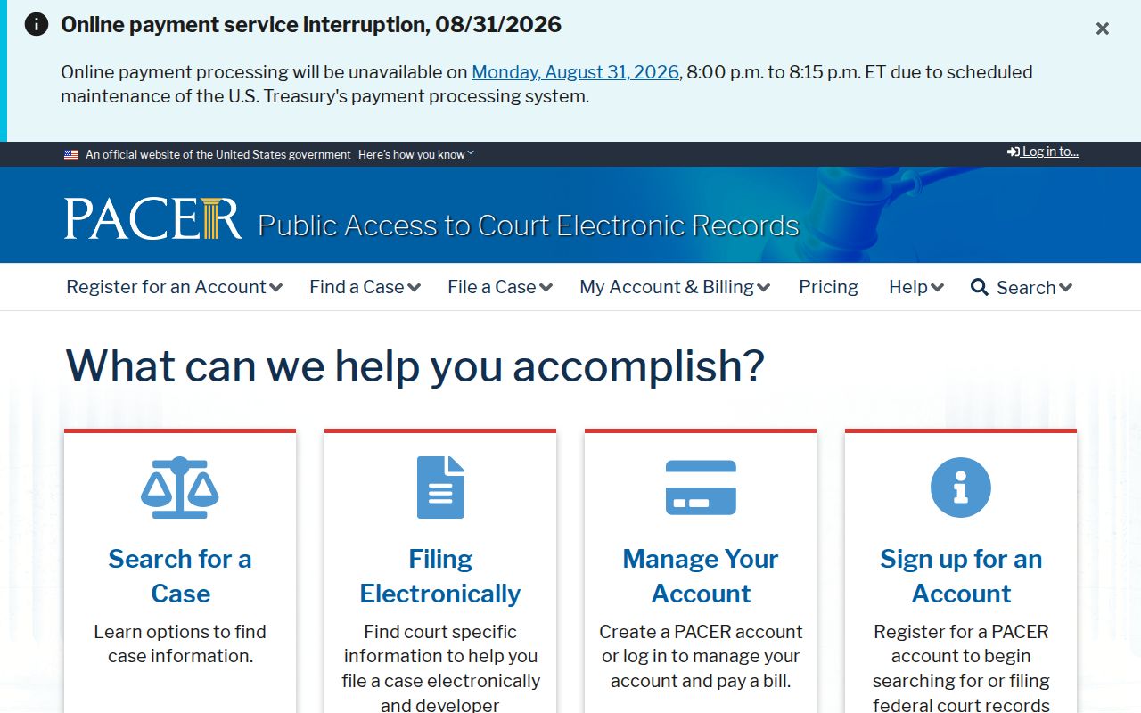 Mount Pleasant neighbors record boundaries shown through the PACER federal docket route